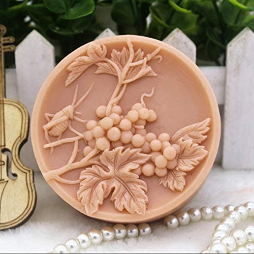 Creativemoldstore1pcs Grape Branches (zx137) Silicone Handmade Soap Mold Crafts DIY Mould