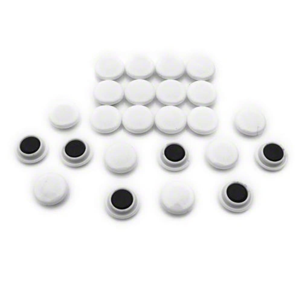 Small Planning & Notice Board Magnets - Assorted (1 Pack of 24) (Pack of 1)