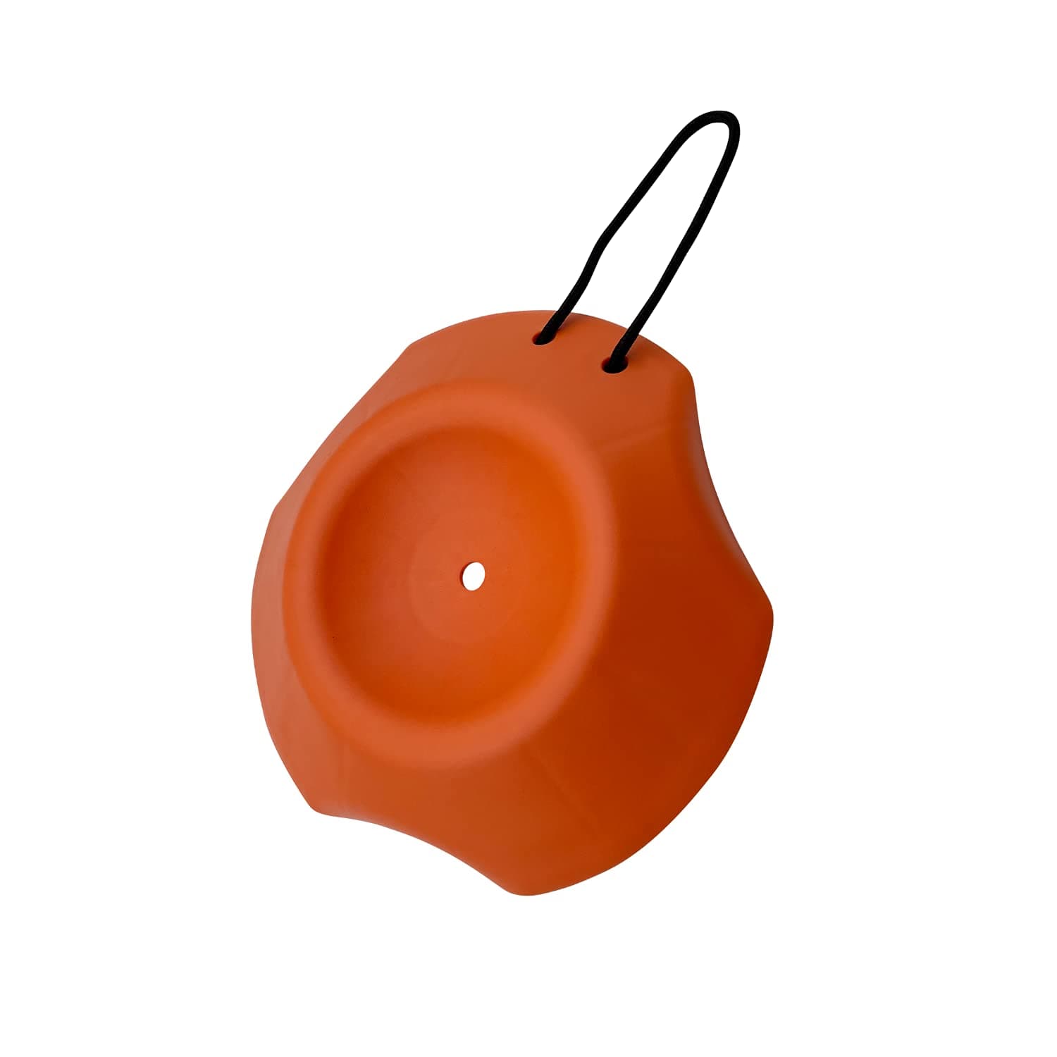 Trailer Wheel Dock Chock - Prevents Jack from Sinking into Mud, Dirt, Grass, Etc. - Supports 4400lbs with Easy to Position Rope Handle - Trailer Tongue Jack Wheel Chock - Orange