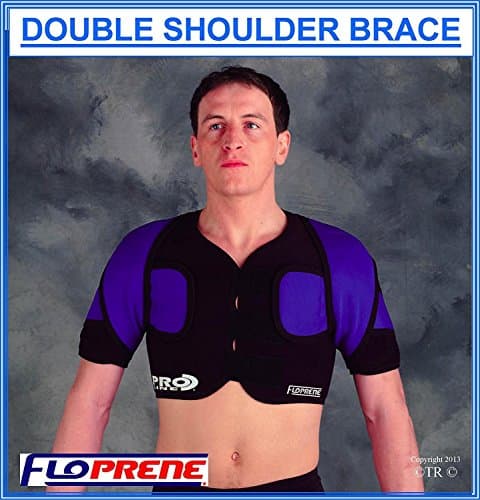 Floprene Double Shoulder Brace - Black - Xx.Large