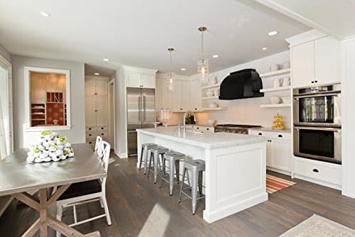 GIA 24-Inch Counter Height Backless Metal Stool, Set of 4, Gray