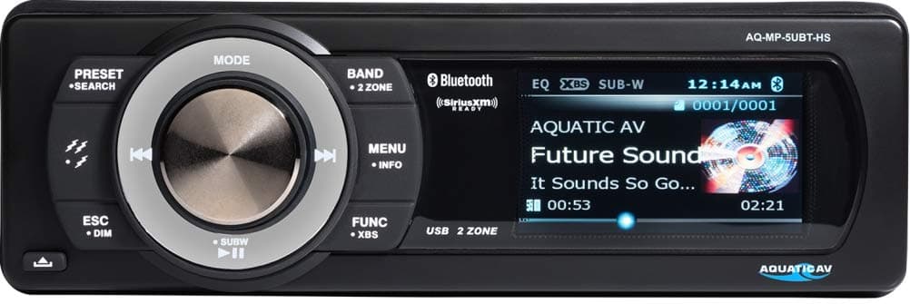 Bundle of 2 Items AQ-MP-5UBT-HS Digital Media Receiver for Harley-Davidson with SiriusXM SXV300V1 Connect Vehicle Tuner