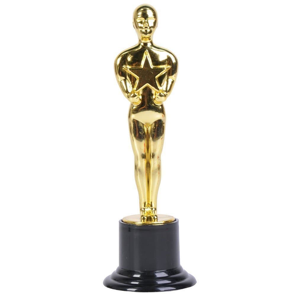 Gold Award Trophy, 6-Inch tall (4-Pack)