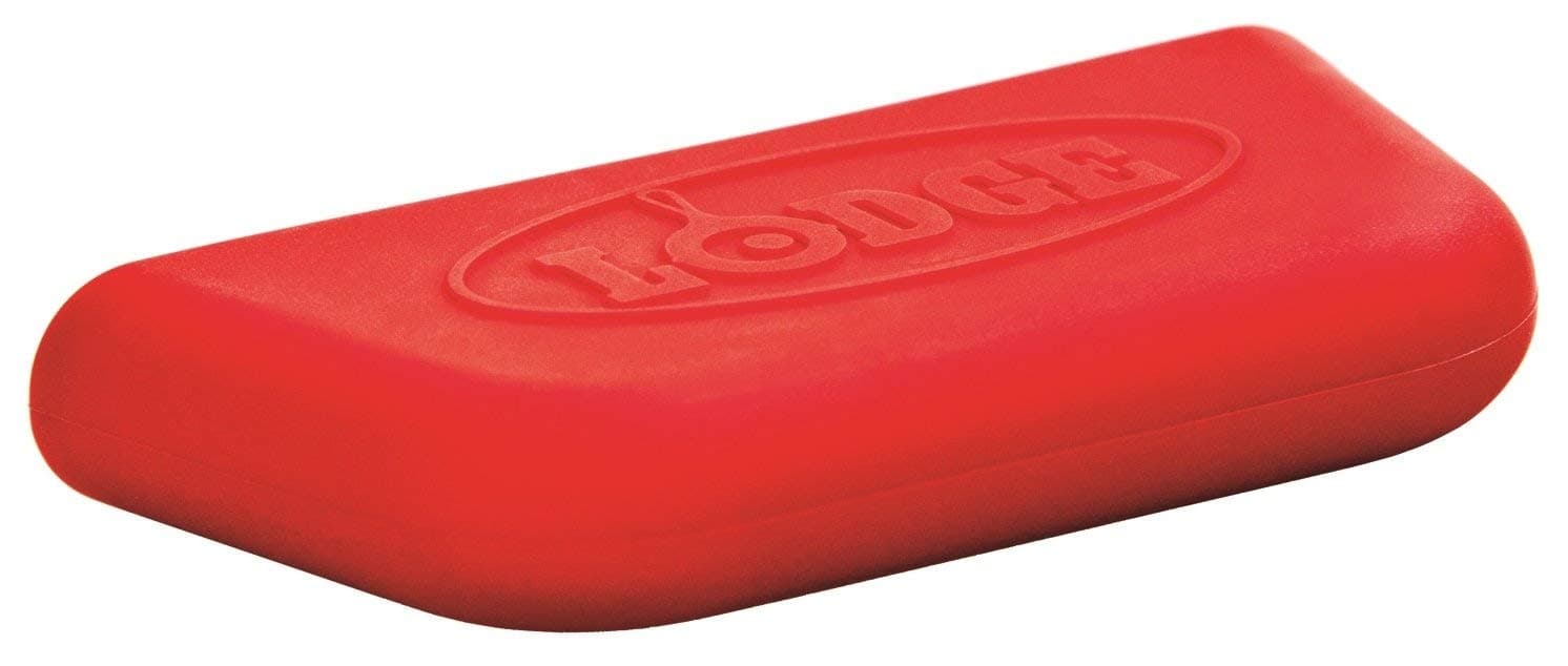 Bold Silicone Assist Handle Holder - Dishwasher Safe Hot Handle Holder Upgraded Design for Lodge Bold Products Only - Heat Protection Up to 450° - Vibrant Red