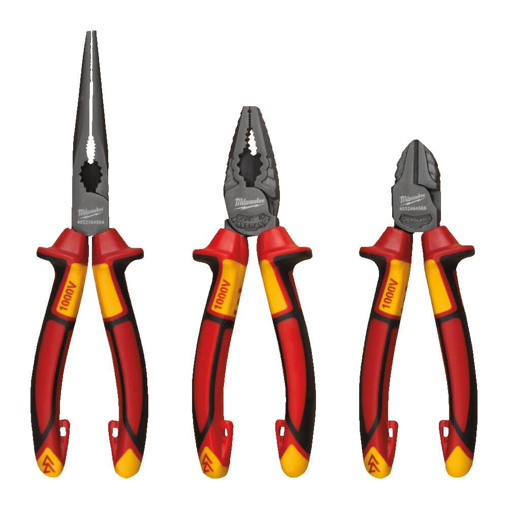 Hand Tools - VDE Pliers Set, 3 Piece
