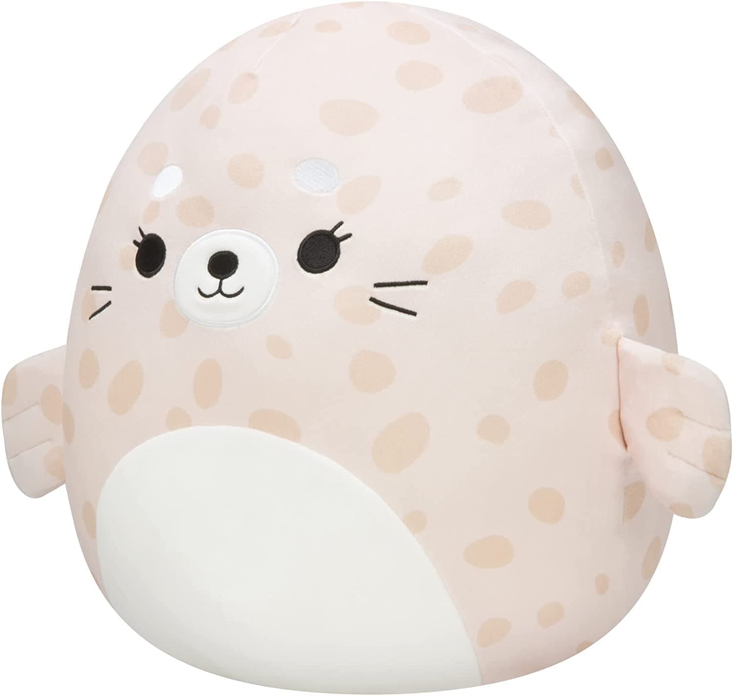 Squishmallows 14-Inch Beige Spotted Seal with White Belly Plush - Add Lilou to Your Squad, Ultrasoft Stuffed Animal Large Plush Toy, Official Kellytoy Plush