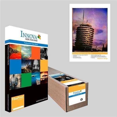 Innova Art F-Type Brilliant White Gloss FibaPrint Inkjet Paper, 300gm2, 24x49' (15m) Roll. by Innova Art