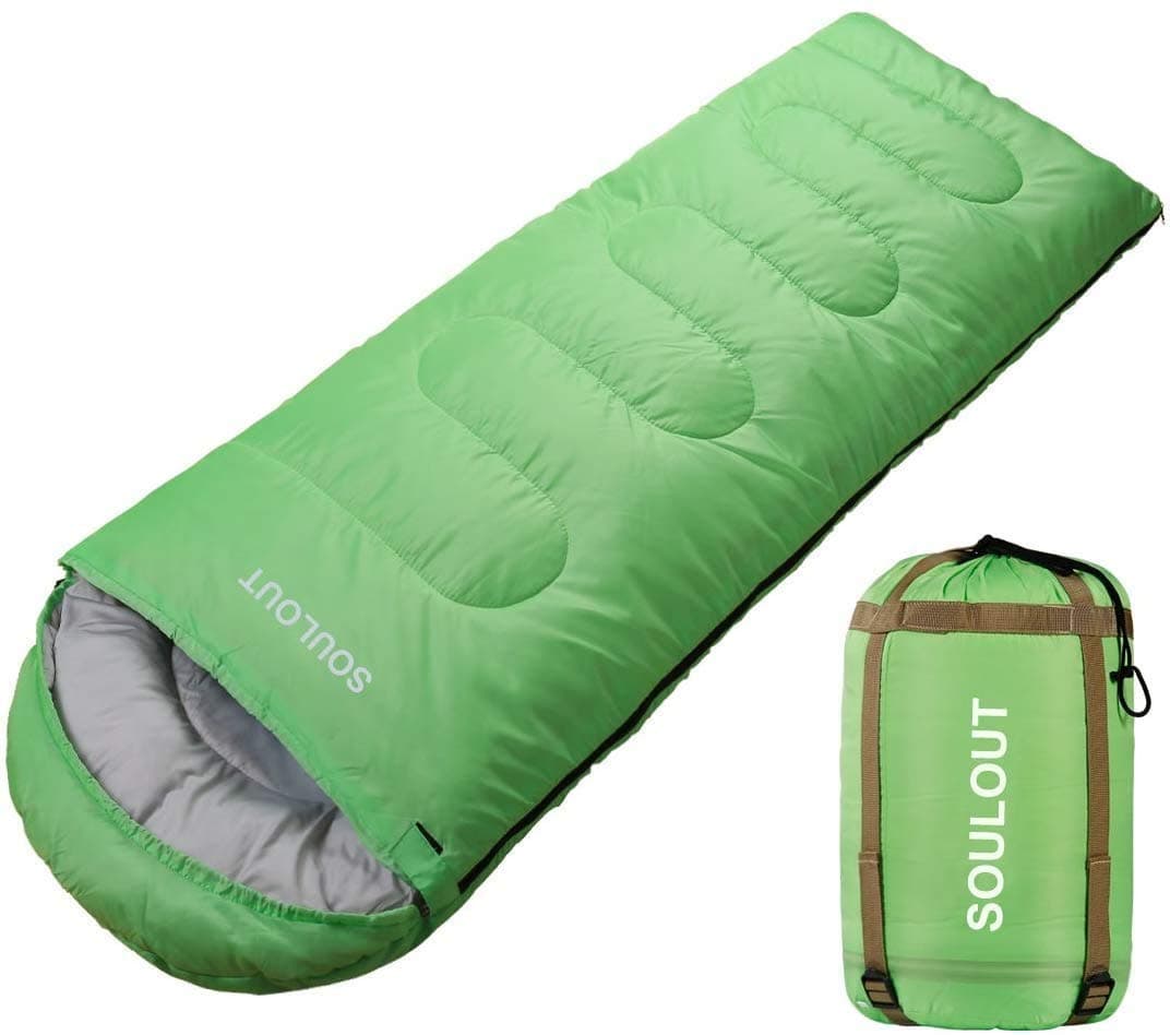 3-4 Season Sleeping Bag for Adults & Kids, Lightweight Warm Cold Weather Camping Bag with Waterproof Compression Sack – Portable for Hiking, Backpacking, Traveling & Outdoor Adventures