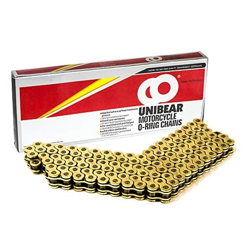 Unibear520 Drive Chain 106 Links O-Ring Gold, Double Strand, Alloy Steel, Powersports