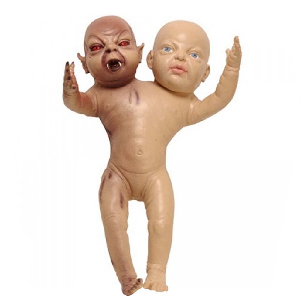 Foam Latex Evil Demon Twin Baby Creepy Halloween Prop