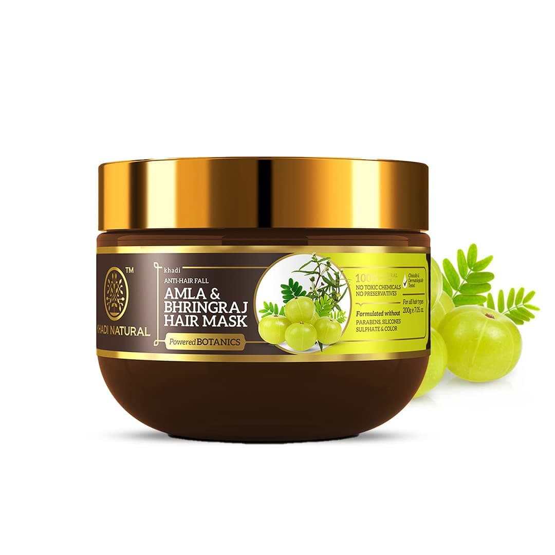 Amla & Bhringraj Hair Mask- POWERED BOTANICS 200GM