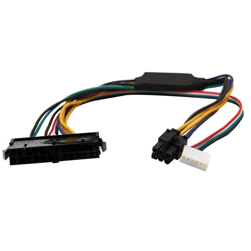24 Pin to 6 Pin PCI-E ATX Main Power Adapter Cable for HP Z220/Z230 Workstation