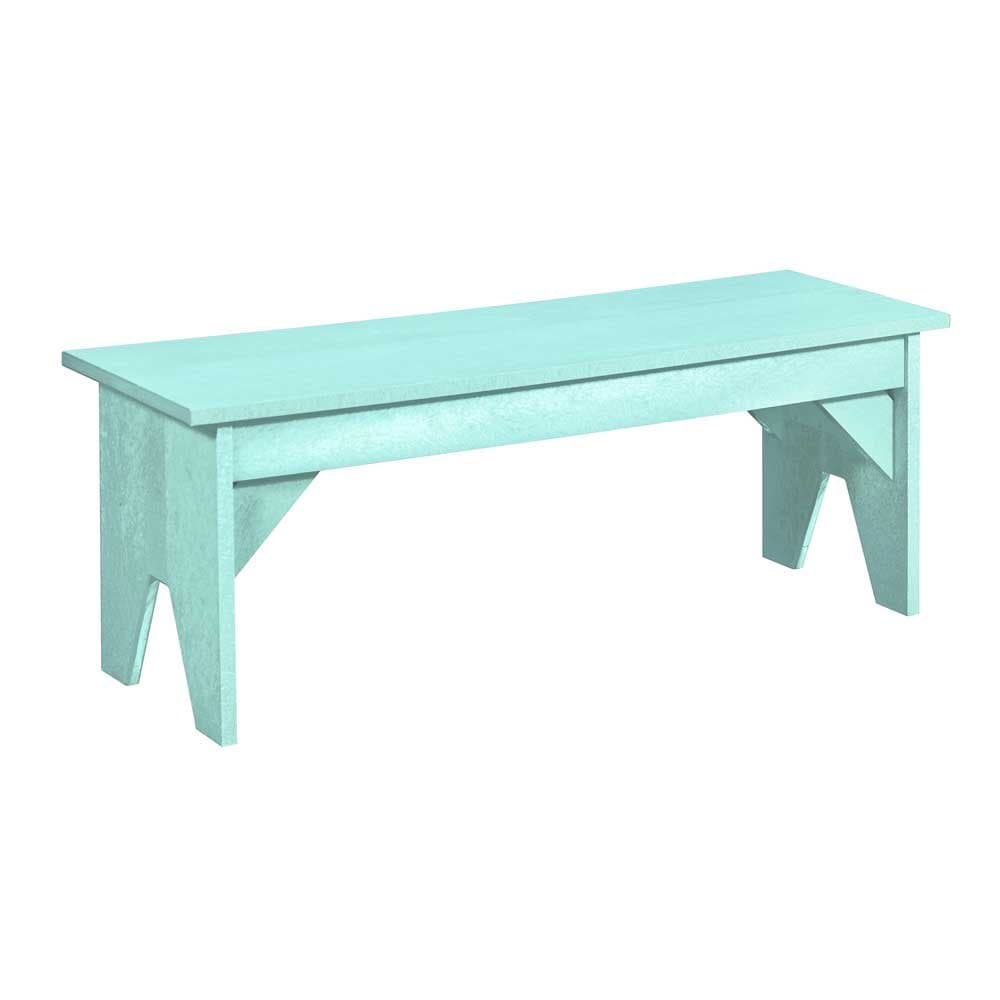 Generations Lifestyle Outdoor Bench, 48" L x 14" W x 18" H, Aqua