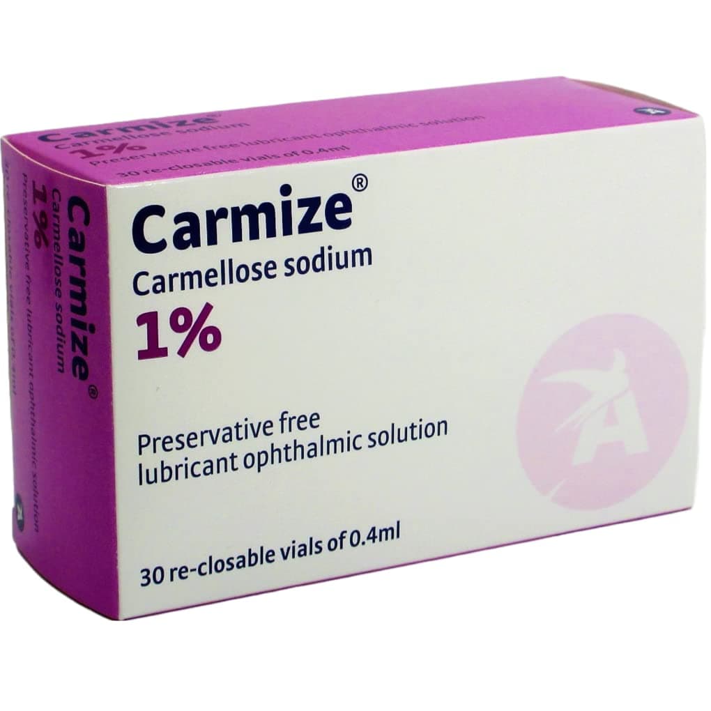 Carmellose Sodium Eye Drops 1% Lubricant, Re-Closable Vial's of 0.4ml (30 Vials)