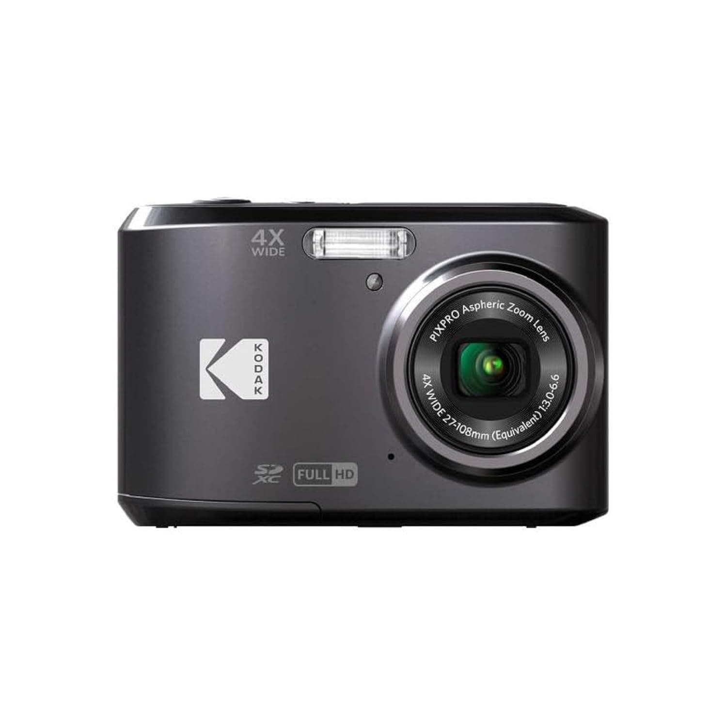 Kodak PIXPRO Friendly Zoom FZ43-BK 16MP Digital Camera with 4X Optical Zoom and 2.7" LCD Screen (Black)