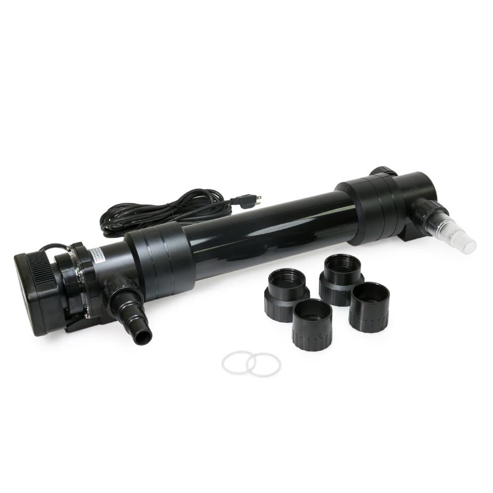 55W Non-Submersible UV Ultraviolet 27" Light Clarifier Lamp Filter for Aquarium Koi Pond Fish Tank