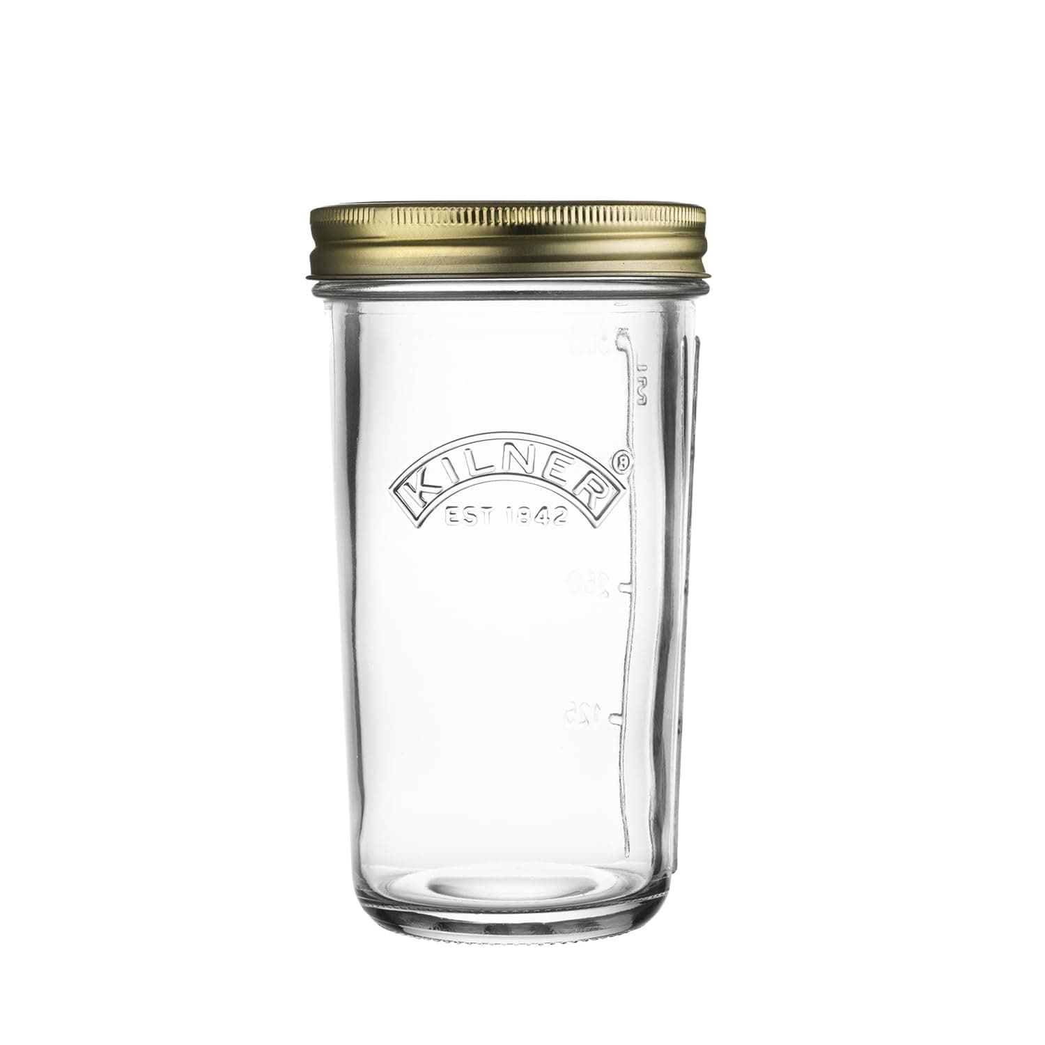 Kilner Wide Mouth Preserve Jar 0.5 Litre, Transparent