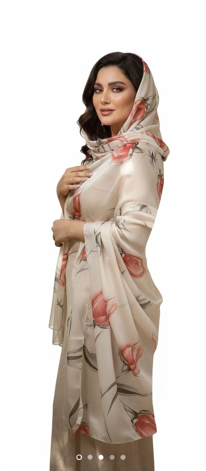 Silk Stole for Women (size 72 * 36")