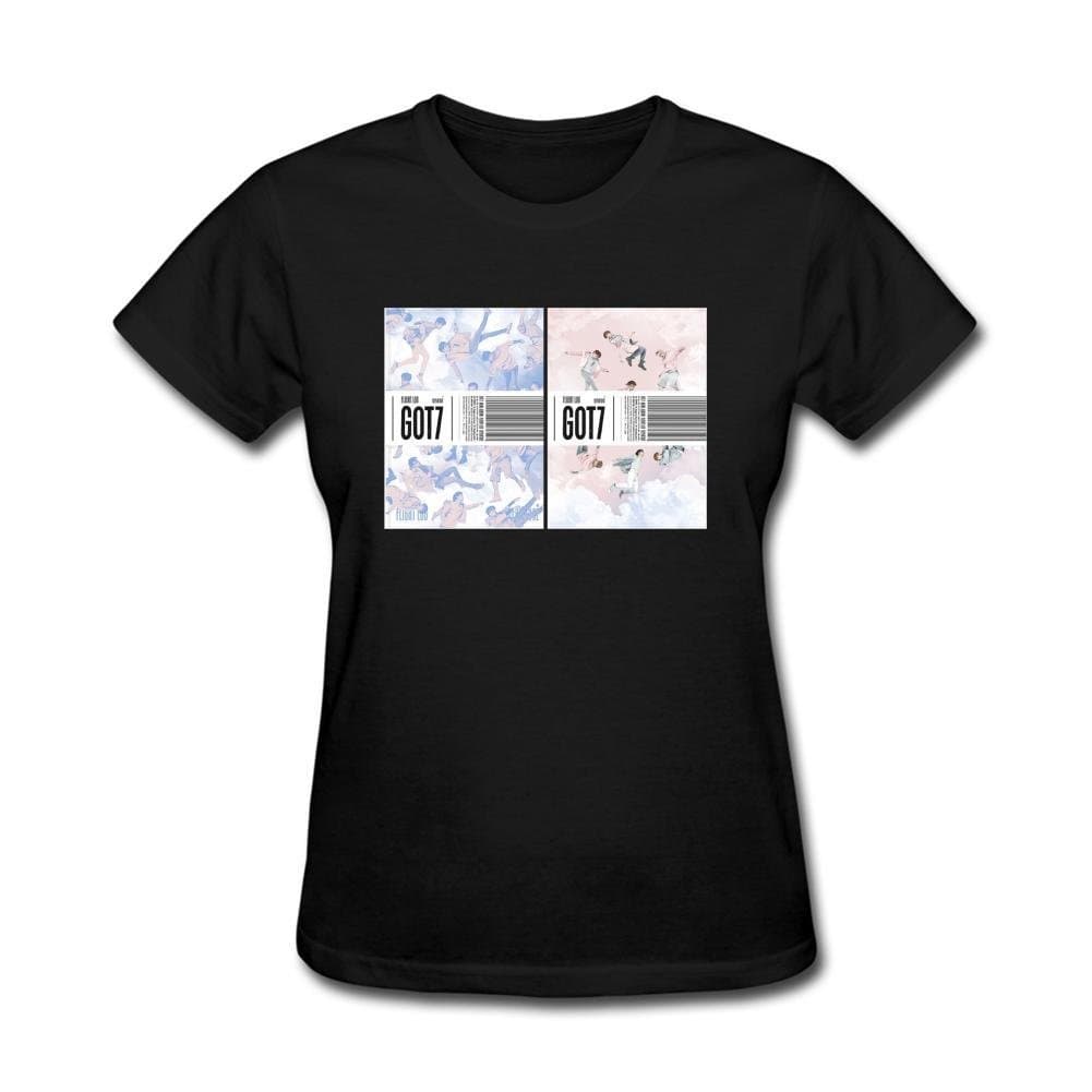ChaoLi Women's Got7 Flight Log Departure T-shirts