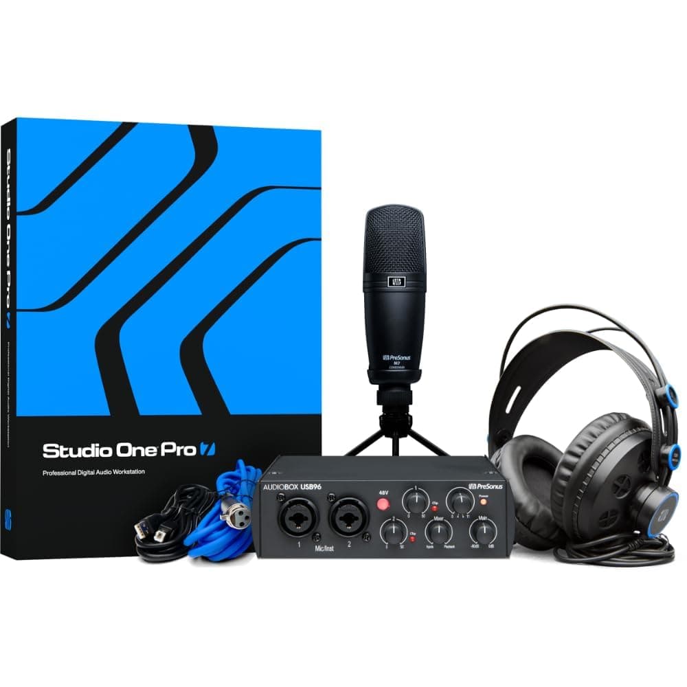 AudioBox USB 96 Studio Recording Package with Studio One Pro Software