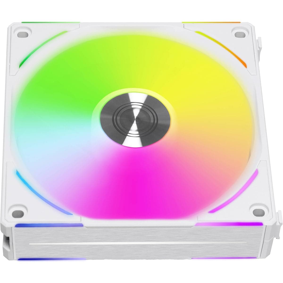Lian-Li UNI FAN AL V2 ARGB PWM Case Fan - White, 120mm