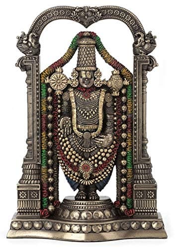 8.5 Venkateswara Statue Lord Balaji Hindu God Maha Vishnu Sculpture Hinduism