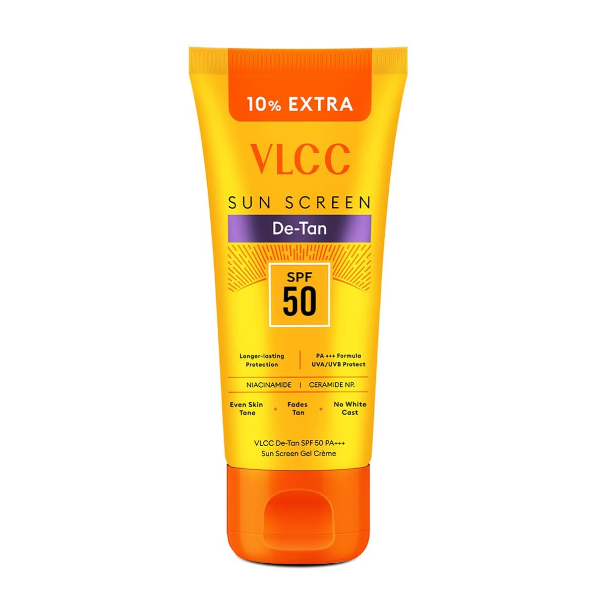 De Tan SPF 50 PA+++ Sun Screen Gel Creme(100gm)
