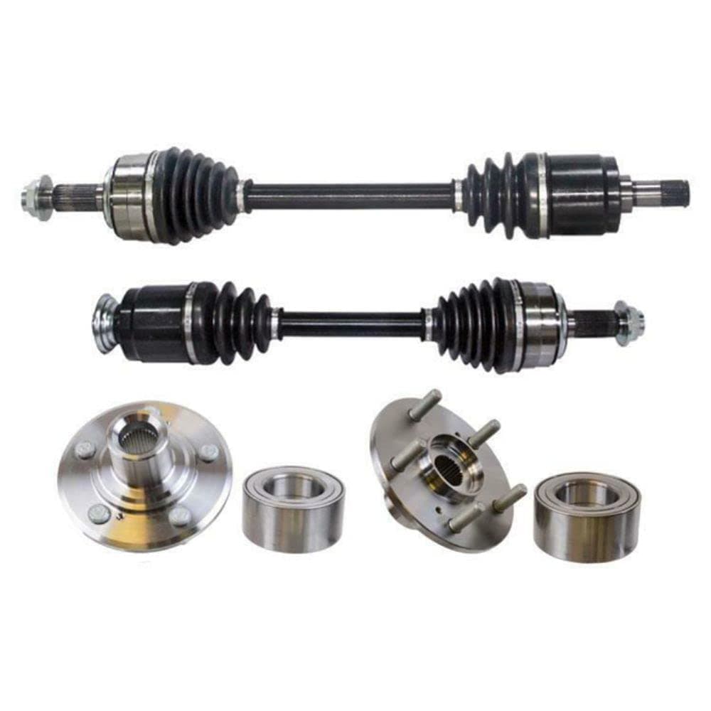 Front Wheel Hub Bearings and Shaft Axles 4pc HO8241 HO8240 91601 91602 NCV36574 NCV36575 63026K