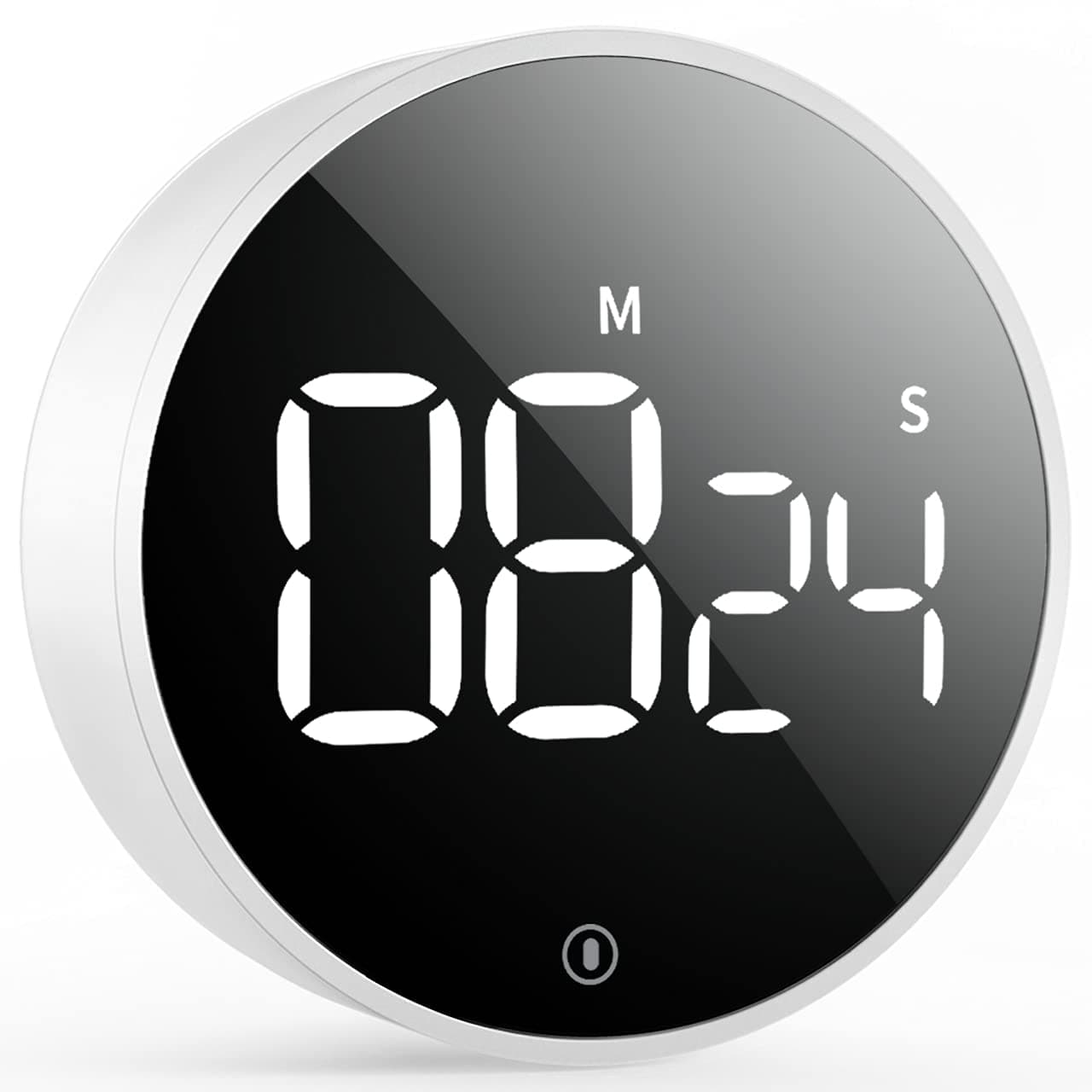 Digital Kitchen Timer: Large LED Timer with Magnetic Countdown Timer with 3-Level Volume and Strong Magnet, Easy to Use for Elderly Kids (Batteries Included)