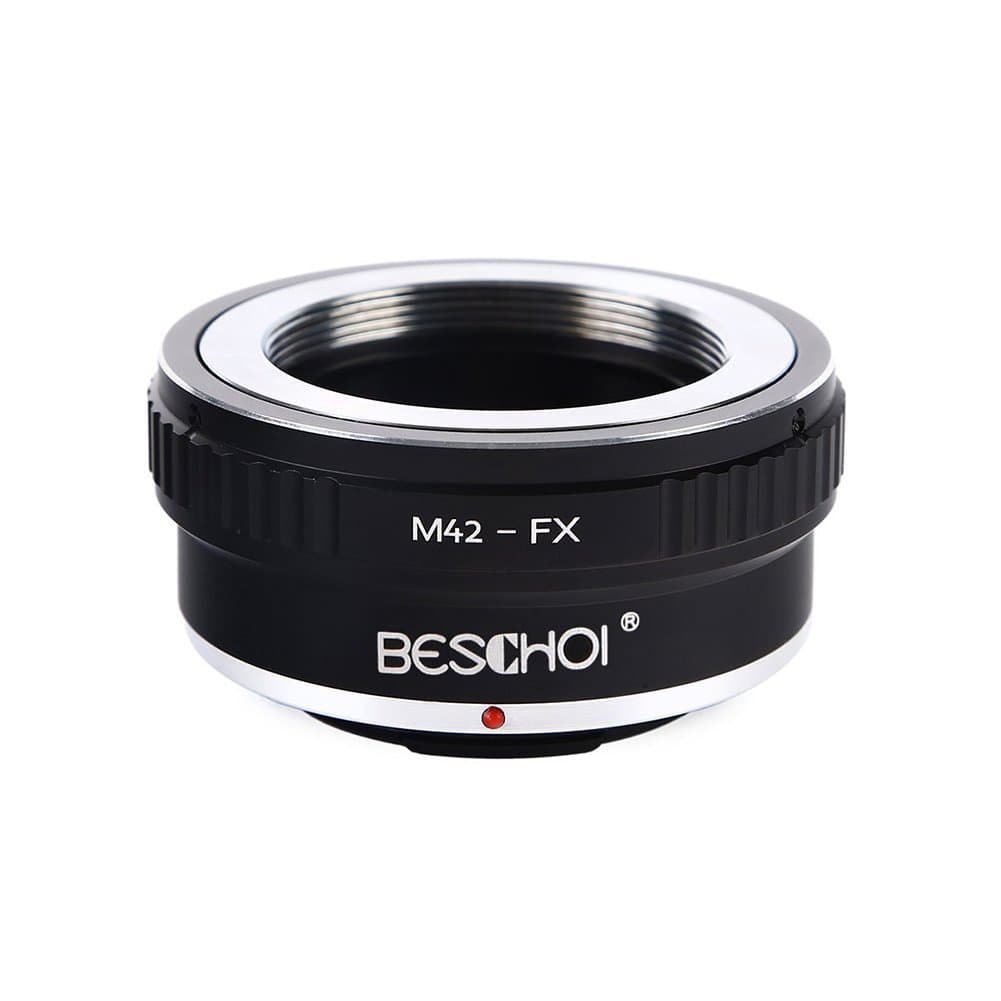 Beschoi Lens Mount Adapter for M42 Mount Lens to Fujifilm X-Series FX Cameras for M42-FX, Fits for Fuji XT2 XT20 XE3 XT1 X-T2, M42 to FX Lens Mount Ring