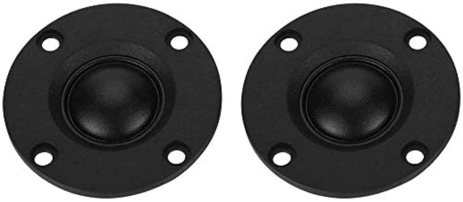 – 2Pcs Tweeter Treble Speaker HiFi Loudspeaker 30W 6Ω Silk Film Dome Tweeter Full Range Audio Speaker