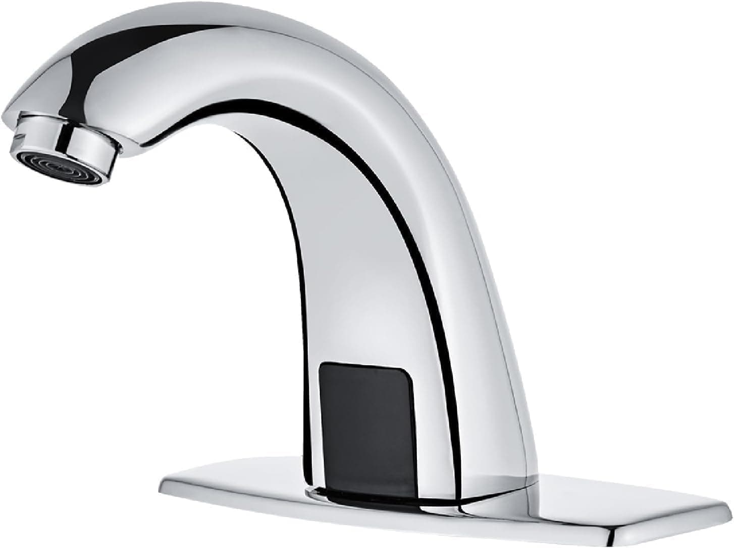 Touchless Bathroom Sink Faucet - Automatic Motion Sensor Faucet - Battery Opertated for Commercial Lavatory, Chrome