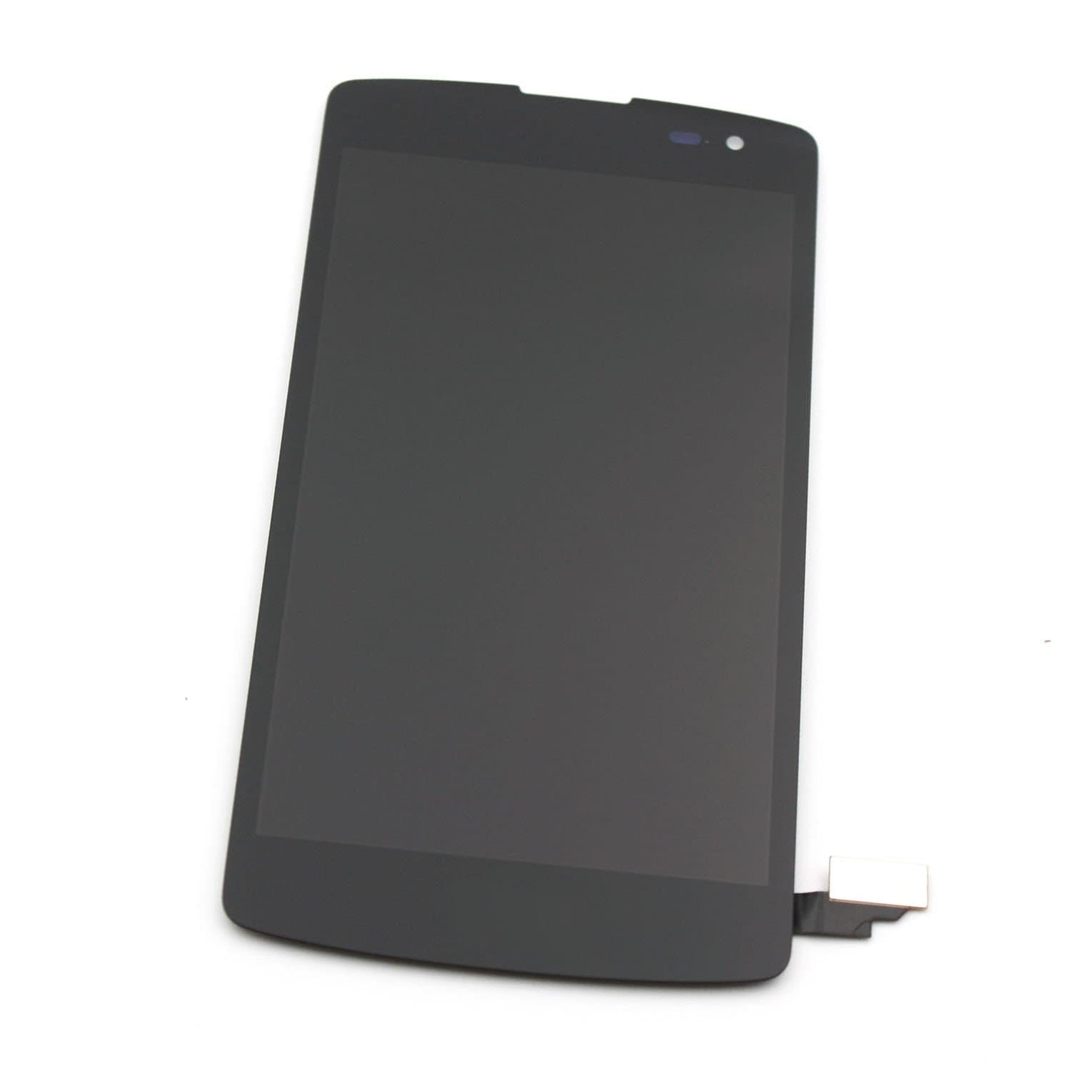 Black Full Assembly Cobom LCD Display Touch Screen Digitizer Complete Replacement for LG Optimus F60 4G D392 D390 D390N F60S MS395 (Black)