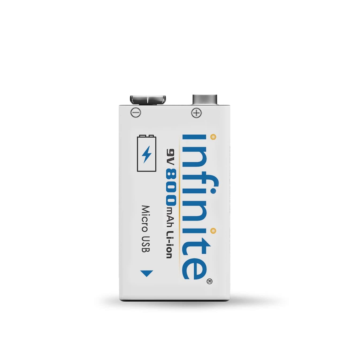 ENVIE® Infinite 9V 800 maH Li-ion Rechargeable Battery ERB 9V MU