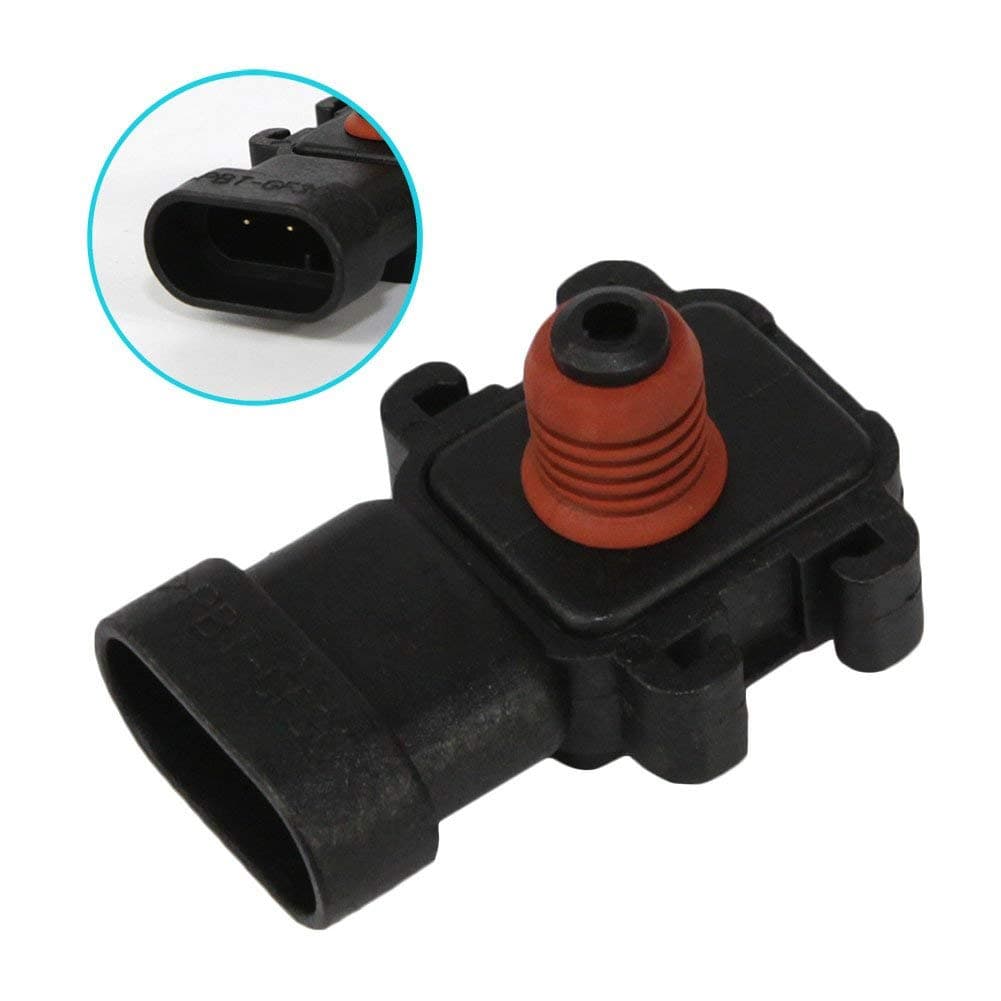 Manifold Absolute Pressure Sensor Map 213-4434 2134434 213-796 213796 16187556 12569240 12614973 Compatible with Chevy Buick Cadillac GMC GM Saturn Oldsmobile Hummer Isuzu Pontiac Bonneville Saab