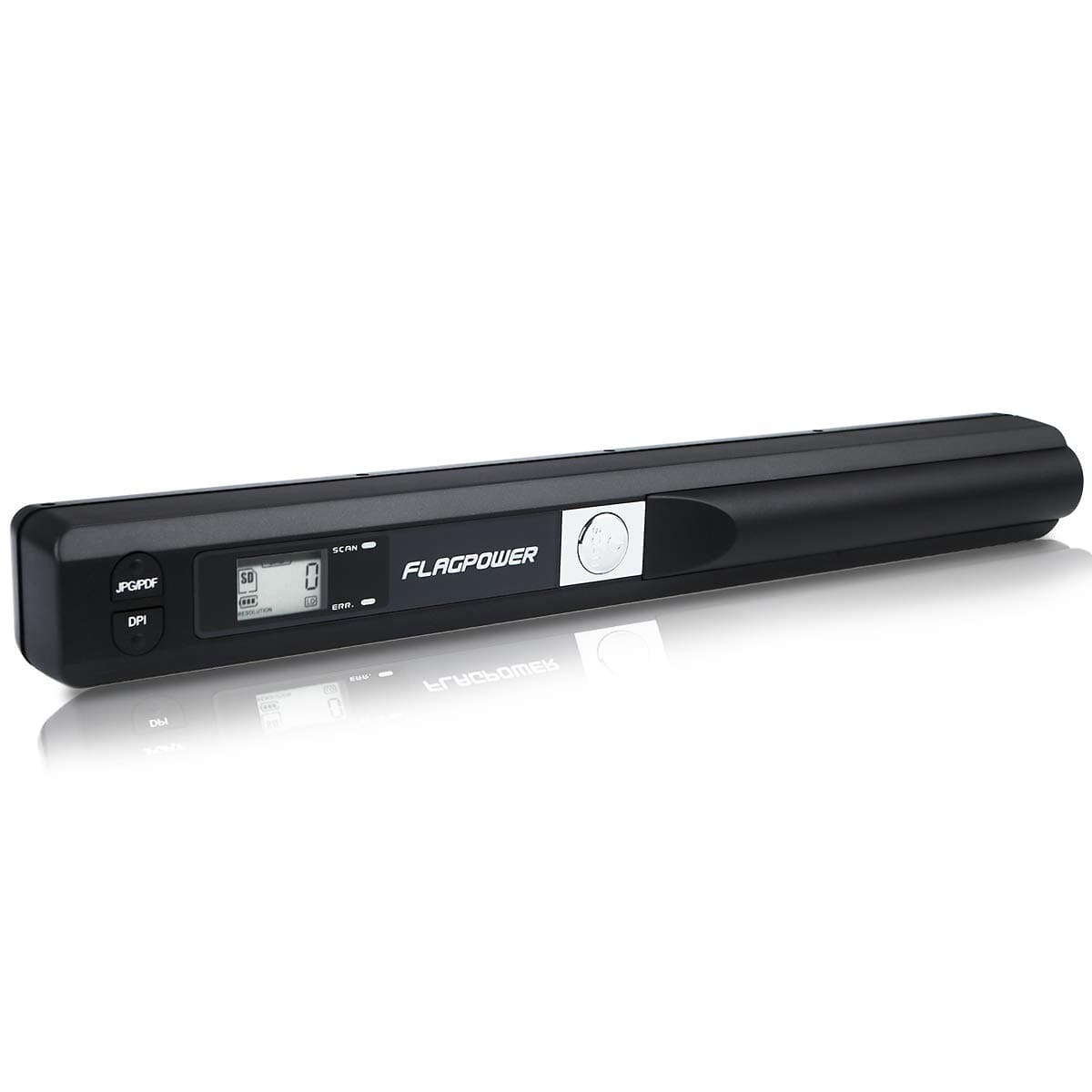 FLAGPOWER Portable Scanner Document Wand Scanner A3 A4 Photo Color Scan Handhold Mobile Scanner for PC and Mac