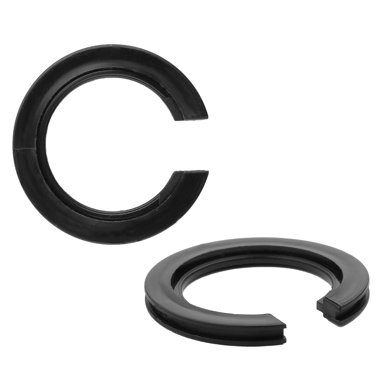 E27 to E14 Lampshade Reducer Ring, 2 Pack Black Lamp Shade Adapter Rings Light Shade Reducer Ring Converter Washer E27 Lamp Ring, Plastic Replacement Light Fitting Adapter 42mm to 29mm