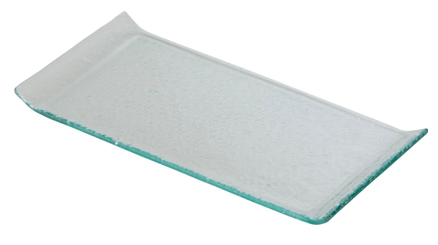 Porcelite Presentation CB73521 Glass Plate, 24.4 cm x 11.8 cm