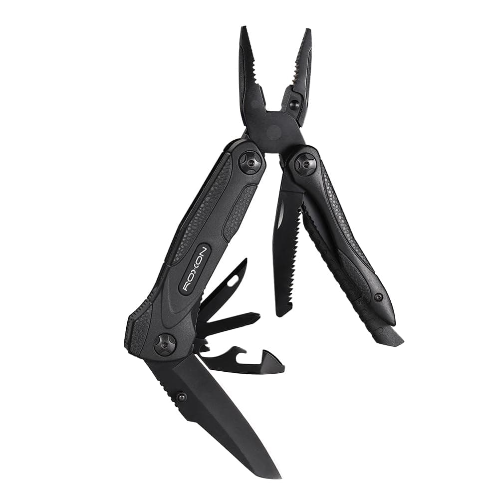 CM1349 Spark Multitool Plier, 14-in-1 Multitools Folding Plier, Multipurpose Outdoor Survival Portable Multi Tool Set
