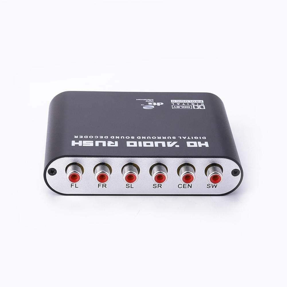 Homelectric Inc UK Plug SPDIF Coaxial DTS AC3 5.1 Audio DTS/AC-3 to 5.1 Analog Converter