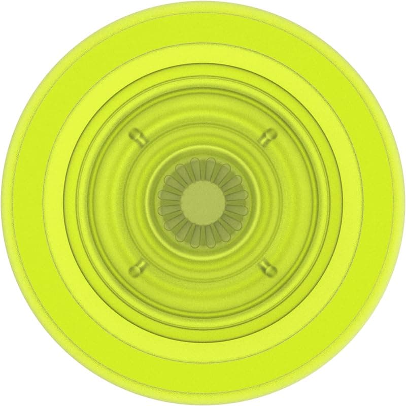 PopSockets Phone Grip for MagSafe with Kickstand, Magnetic Stand, Swappable Top, Secure Hold for iPhone MagSafe Cases, Phone & Tablet Grip - Chartreuly Translucent Glow in the Dark