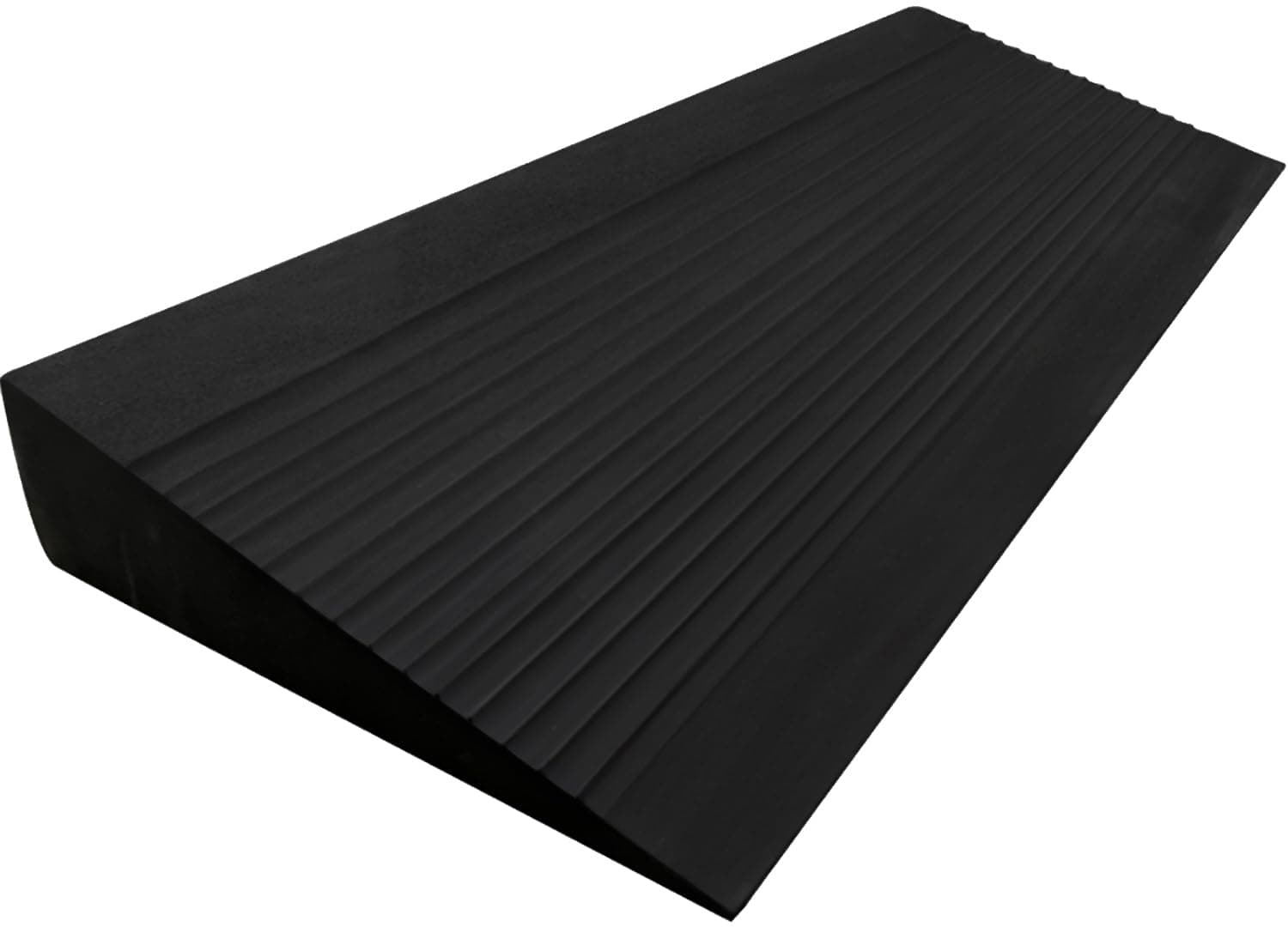 Squat Wedge Block - Large One-Piece Slant Board for Heel Elevated Squats, Knees Over Toes & Calf Stretches - Weightlifting & Recovery Training