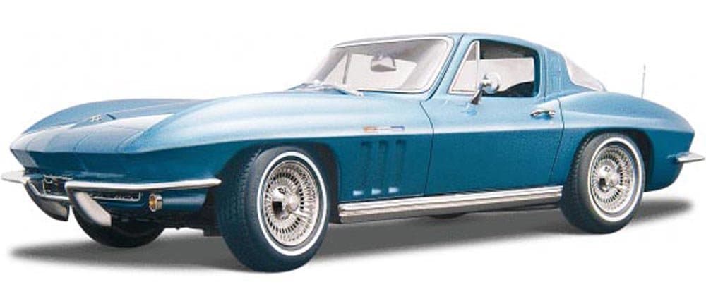 1965 Chevy Corvette, Blue 31640BL - 1/18 Scale Diecast Model Toy Car