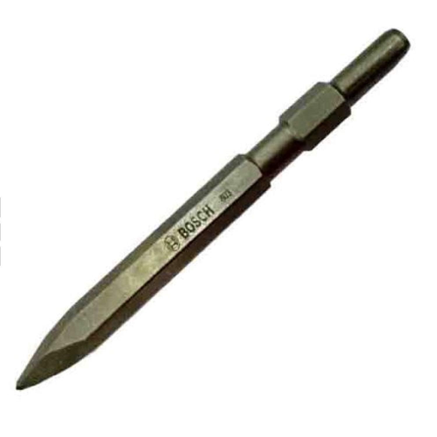 2608690350 Pointed Chisel with 17 mm Hex Shank (Diameter 19 mm) Suitable for 5 Kg Hammer
