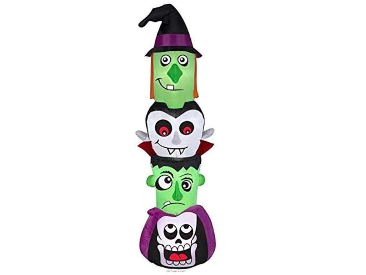 7 ft. Inflatable Halloween Totem Pole Outdoor Holiday Halloween Yard Decor