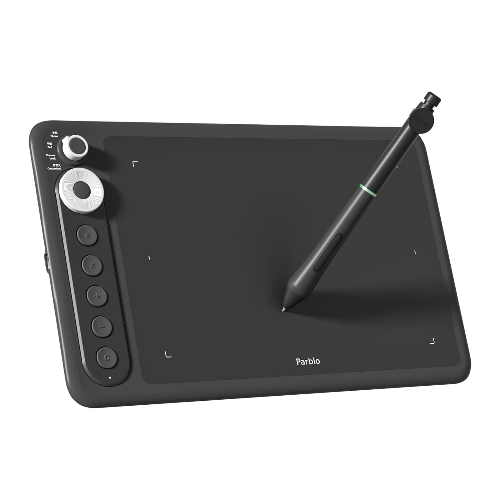 Intangbo X7 Drawing Tablet 7.2x4.5 inch Graphics Tablets,Digital Drawing Tablet with Mode Switch,6 Customized Keys,Battery-Free Stylus S01 for Digital Art,Design,Work with Window/Mac,Android