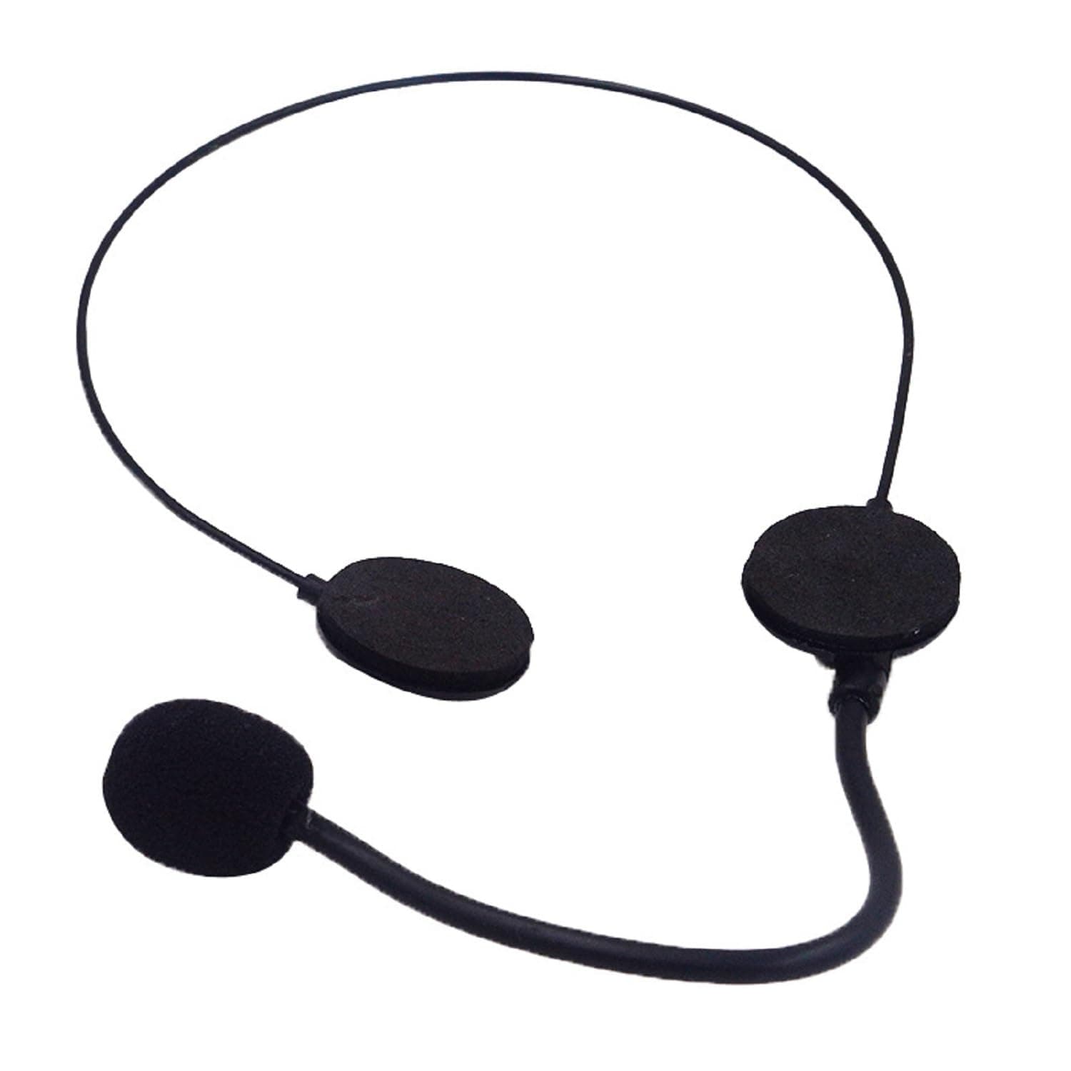 Radio Phone Headset Prop Microphone Fancy Costume Microphone Toy Cosplay Headpiece for Masquerade Ball Cosplay Party