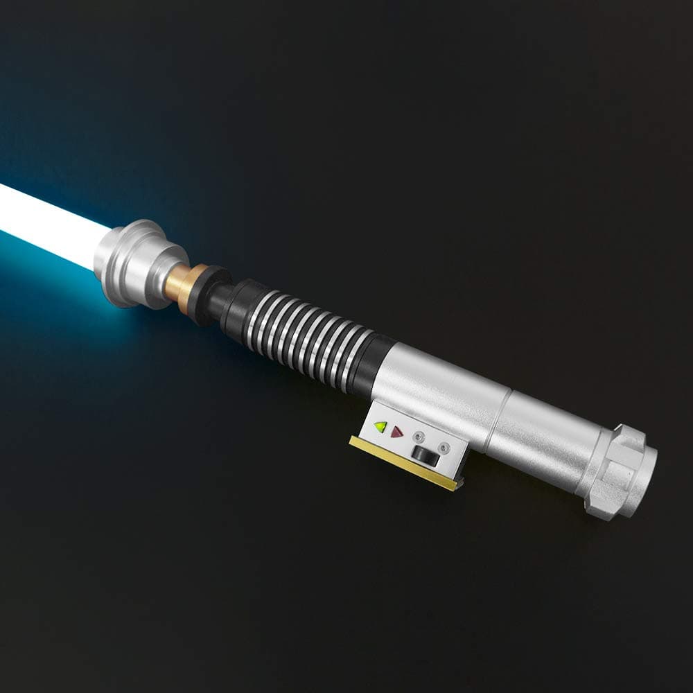 Luke Light Saber 16 Colors RGB Version, Realistic Blaster and 3 Mode Sound, Metal Aluminum Hilt, Rechargeable Force FX Dueling Lightsaber