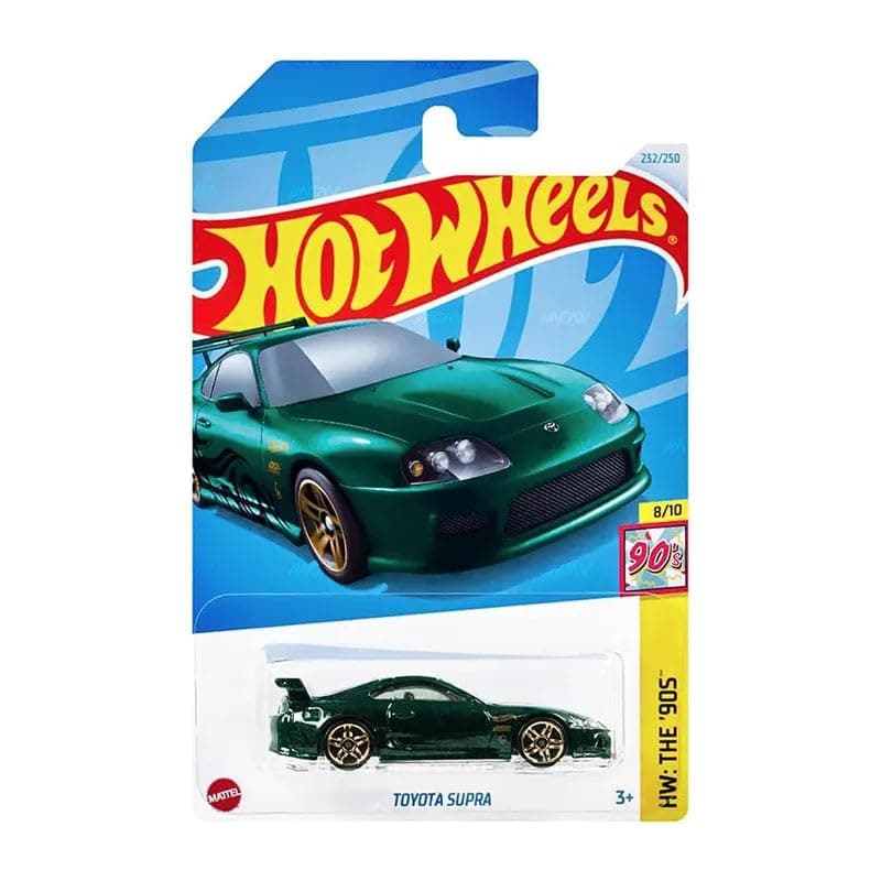 Hot Wheels Toyota Supra [Green], HW: The 90s 8/10, 232/250