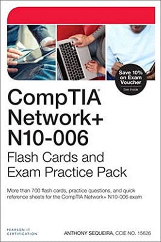 CompTIA Network+ N10-006 Flash Cards and Exam Practice Pack